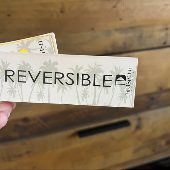 NEW! Tini Bikini 👙 Print + Navy. Top only - Picture 4 of 8